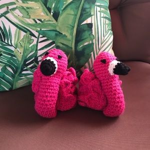 Flamingo booties